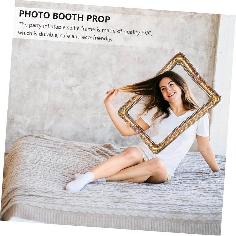 Inflatable Selfie Frame Photo Prop For Christmas Birthday Party Family Gathering - Image 3